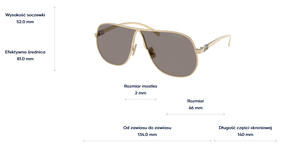 Miu Miu Sunglasses MUA56S-ZVN80Q