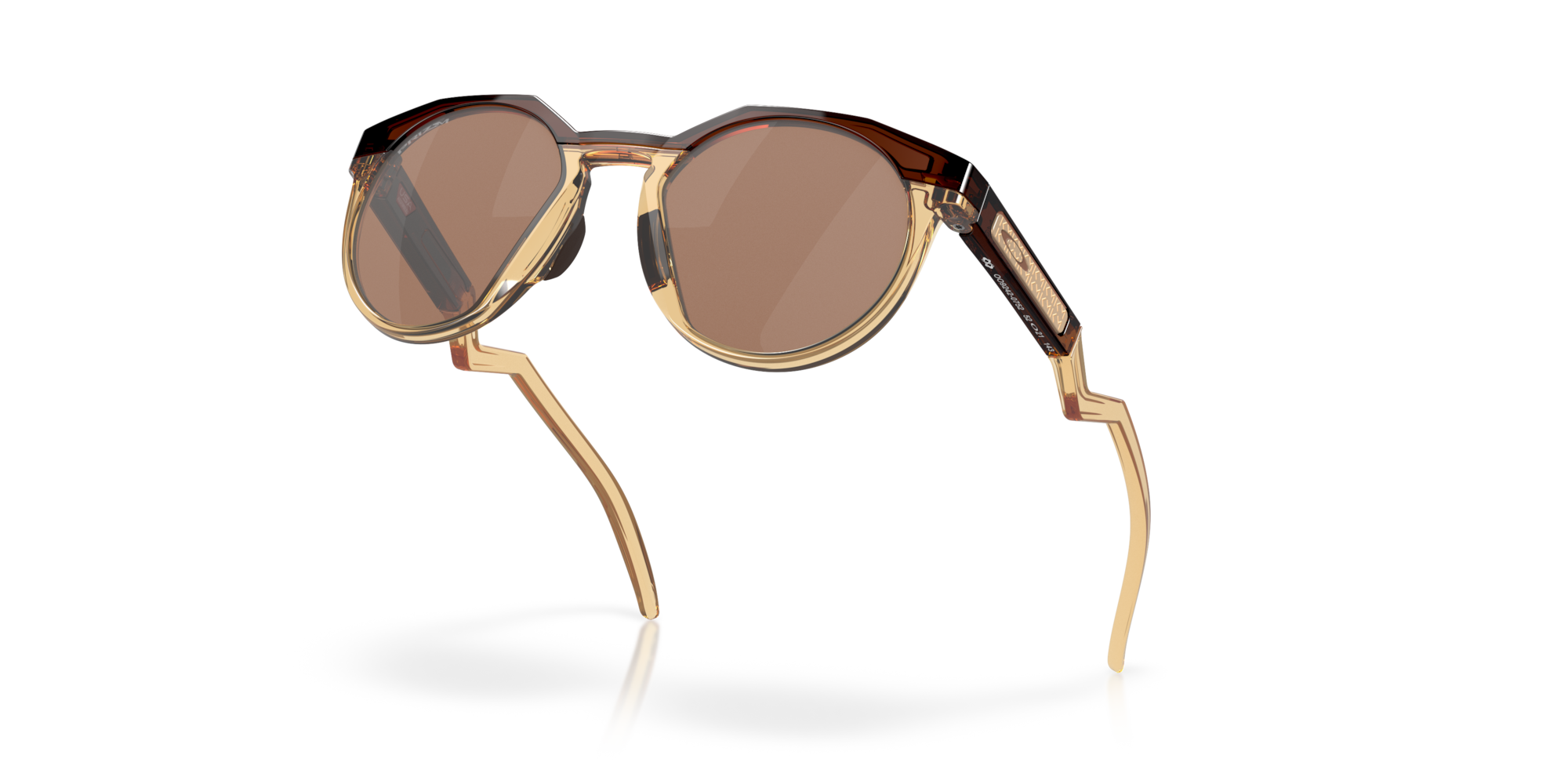 Oakley Sunglasses Kylian Mbappé Signature Series HSTN Dark Amber Light Curry/Prizm Tungsten OO9242-07