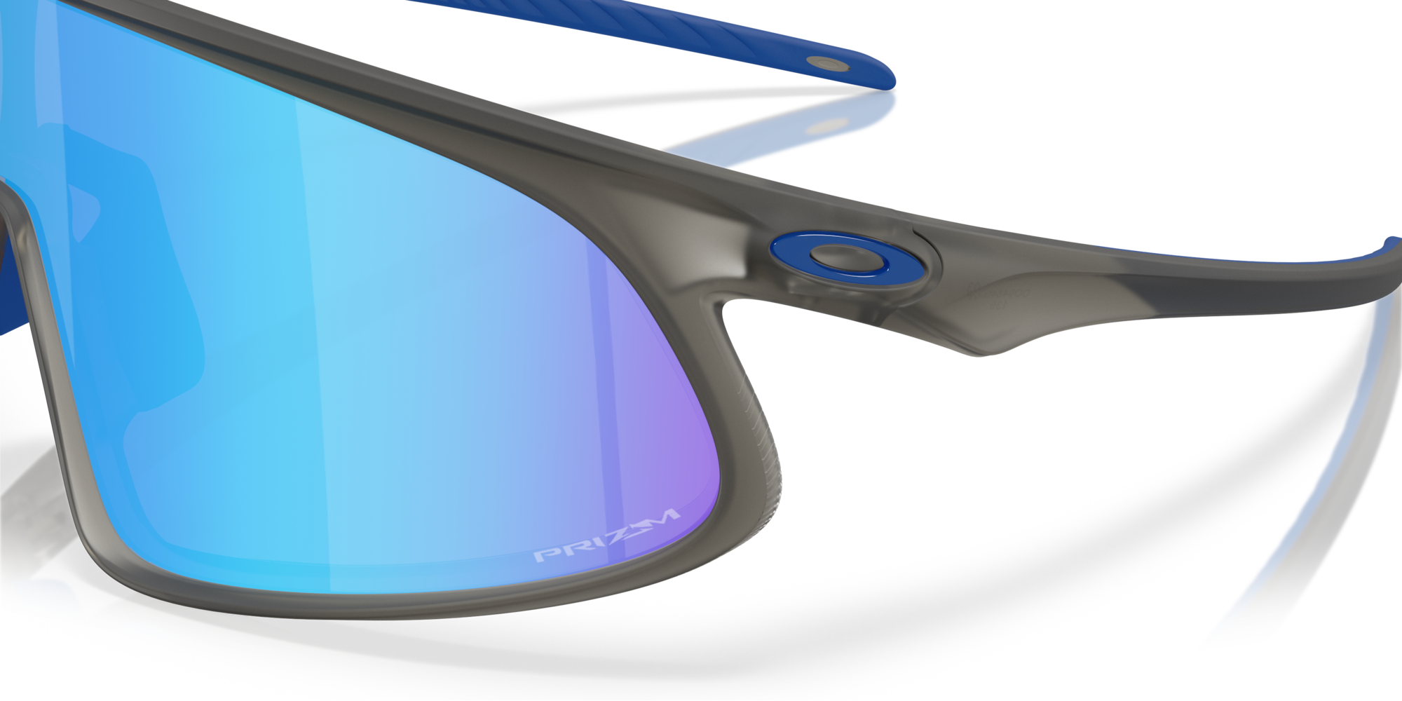 Oakley Okulary przeciwsłoneczne RSLV Matte Grey Smoke / Prizm Sapphire OO9484D-03