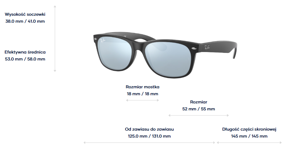 Ray-Ban Sunglasses NEW WAYFARER RB2132 - 622/30