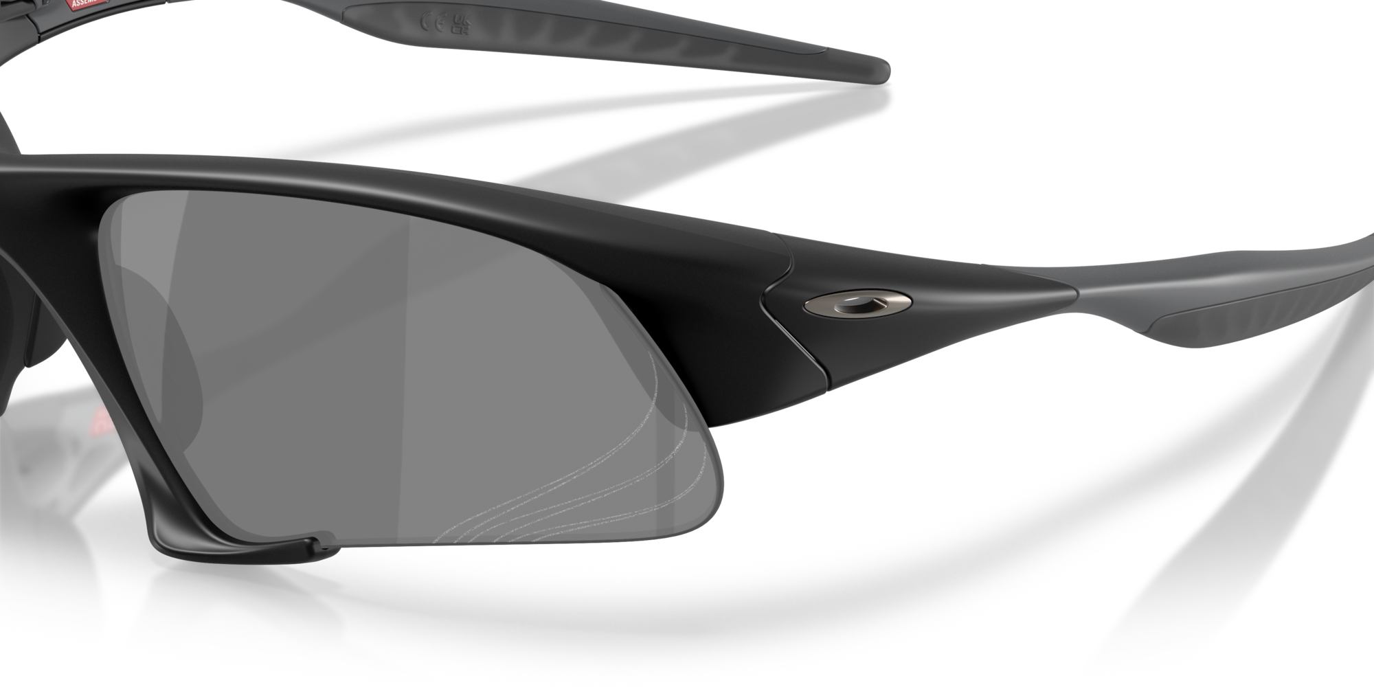 Oakley Okulary przeciwsłoneczne SUTURE JACKET Matte Black / Prizm Black OO9532-01