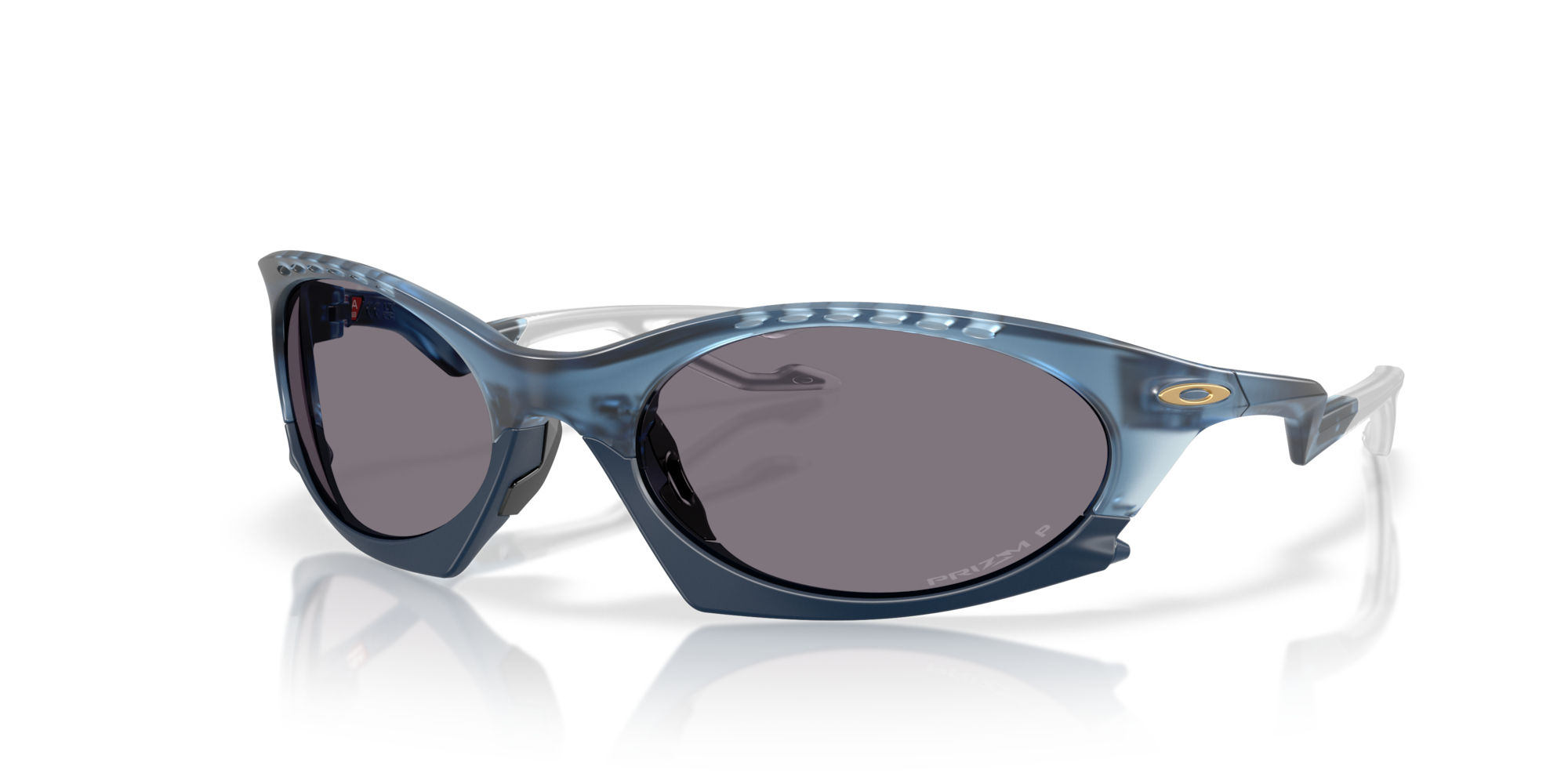 Oakley Okulary przeciwsłoneczne PLANTARIS Matt Transparent Abyss / Prizm Grey Polarized OO9437-09