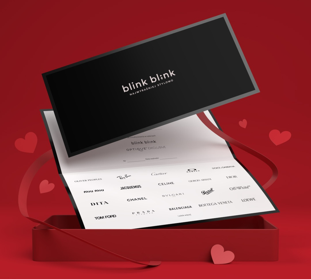 Blinkblink Karta podarunkowa / Gift Card 100 PLN