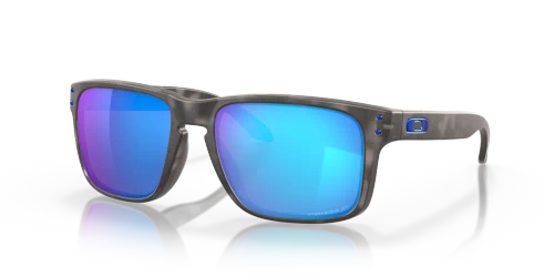 Oakley Sunglasses HOLBROOK Matte Black Tortoise / Prizm Sapphire Polarized OO9102-G7