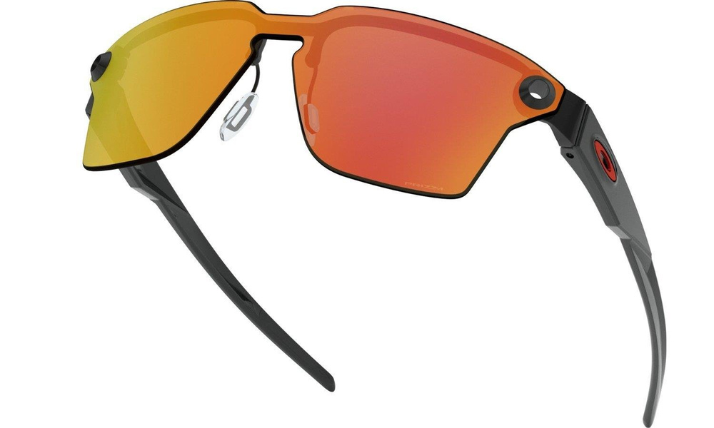Oakley Sunglasses LUGPLATE Polished Black/Prizm Ruby OO4139-04
