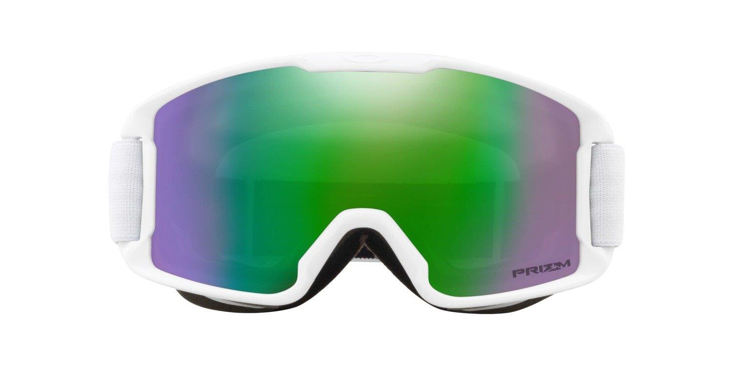 Oakley Gogle Line Miner Youth MATTE WHITE / Prizm Snow Jade Iridium OO7095-07