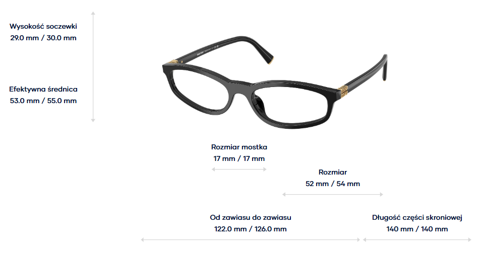 Miu Miu Optical frame MU 01ZV-16K1O1