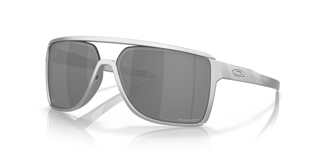 Oakley Okulary przeciwsłoneczne CASTEL X Silver / Prizm Black OO9147-07