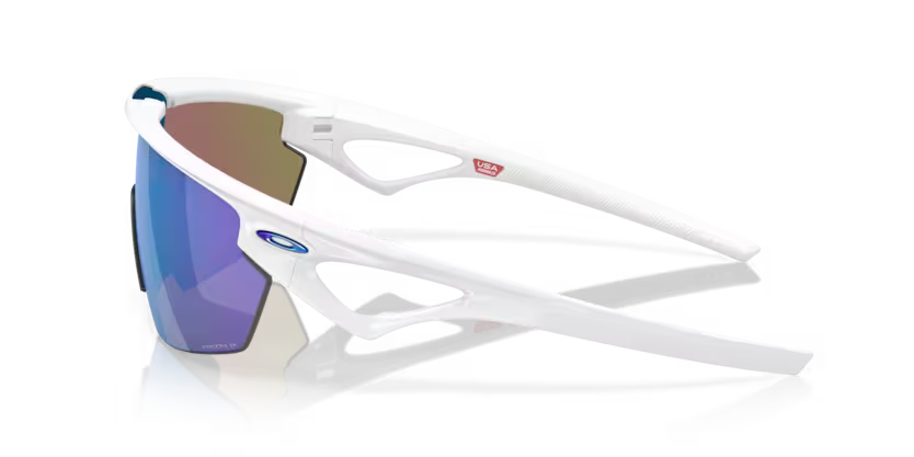 Oakley Okulary przeciwsłoneczne SPHAERA Matte White / Prizm Sapphire Polarized OO9403-02
