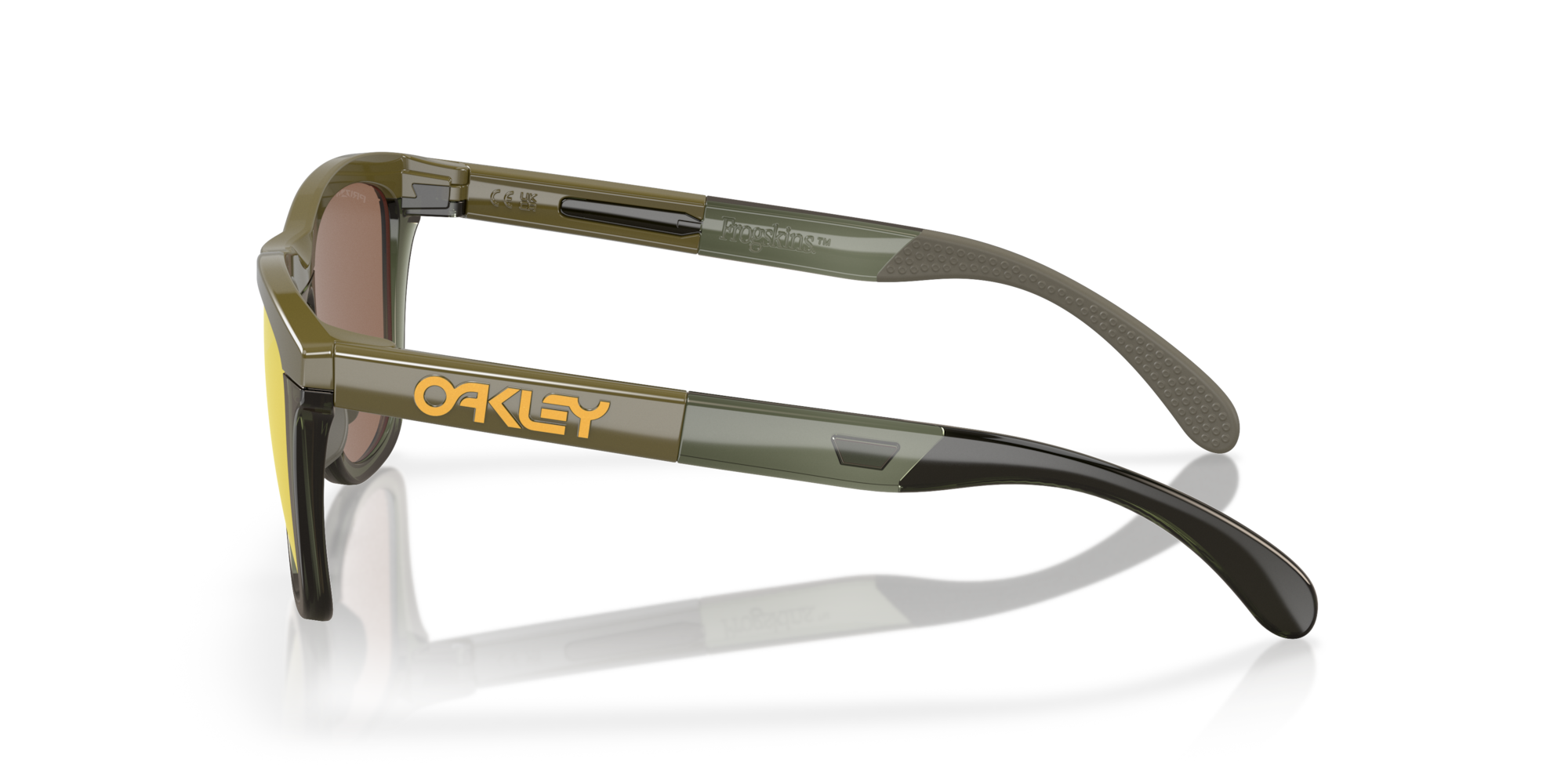 Oakley Sunglasses FROGSKINS RANGE Dark Brush/Prizm 24k Polarized OO9284-08