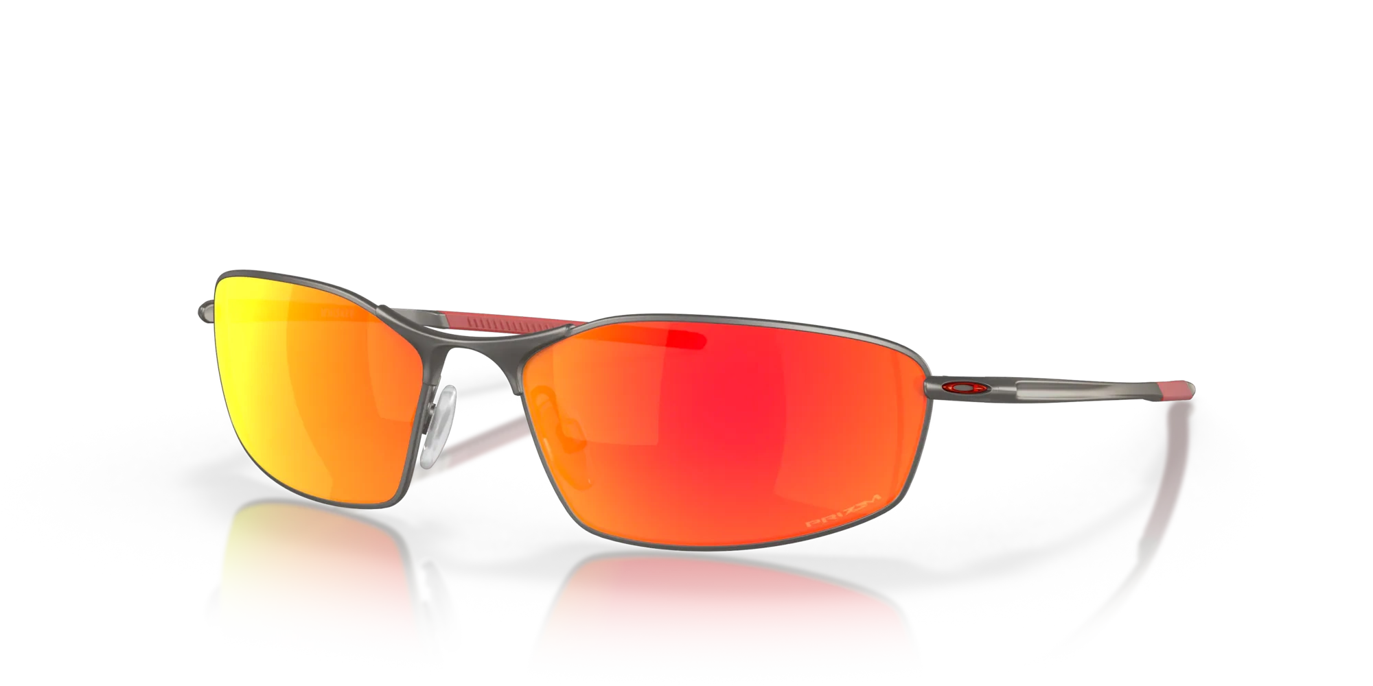 Oakley Sunglasses WHISKER Matte Gunmetal/Prizm Ruby OO4141-02