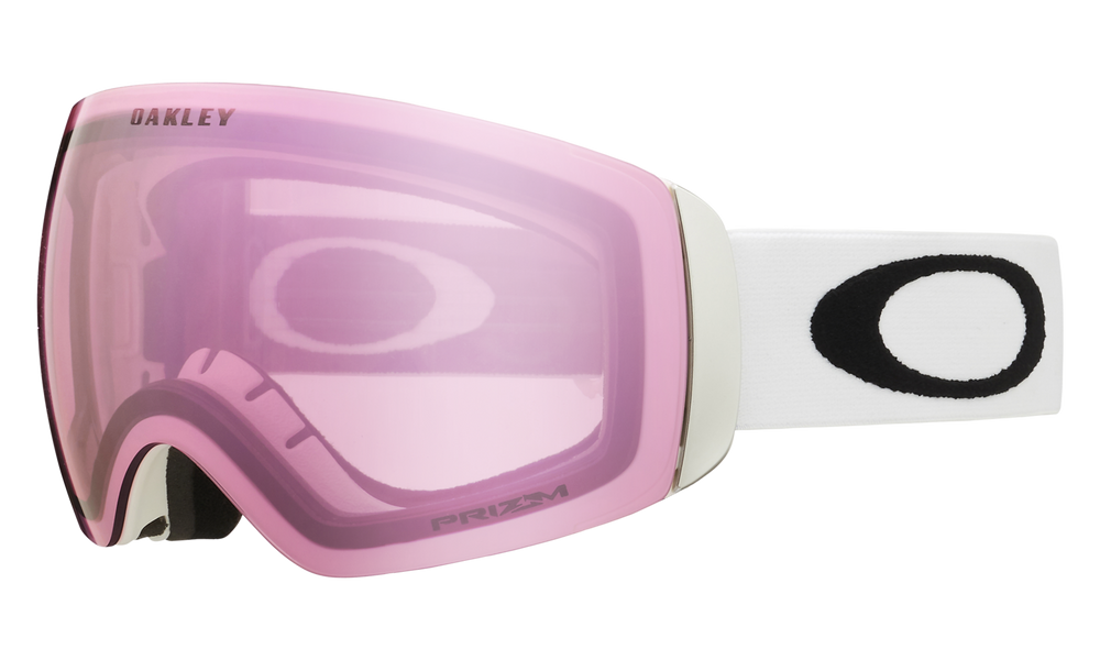 OAKLEY Gogle zimowe FLIGHT DECK M Matte White/Prizm Snow Hight Intensity Pink OO7064-48