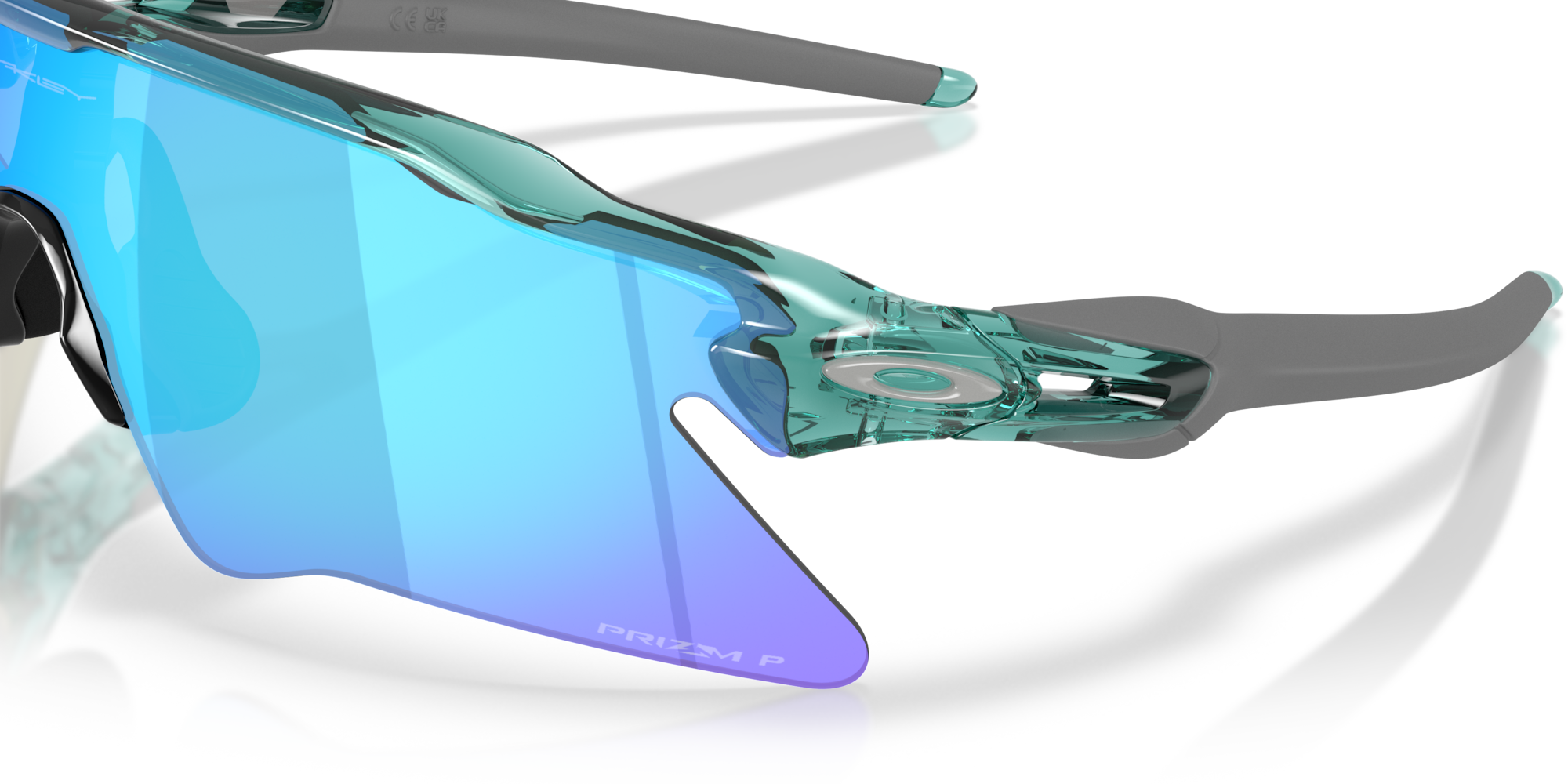 Oakley Okulary przeciwsłoneczne RADAR EV HEATER Transparent Pacific/Prizm Sapphire Polarized OO9541-09