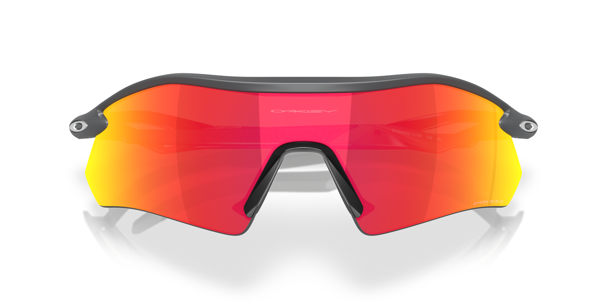 Oakley Okulary przeciwsłoneczne RADAR PLATE Matte Carbon / Prizm Ruby OO9495D-03