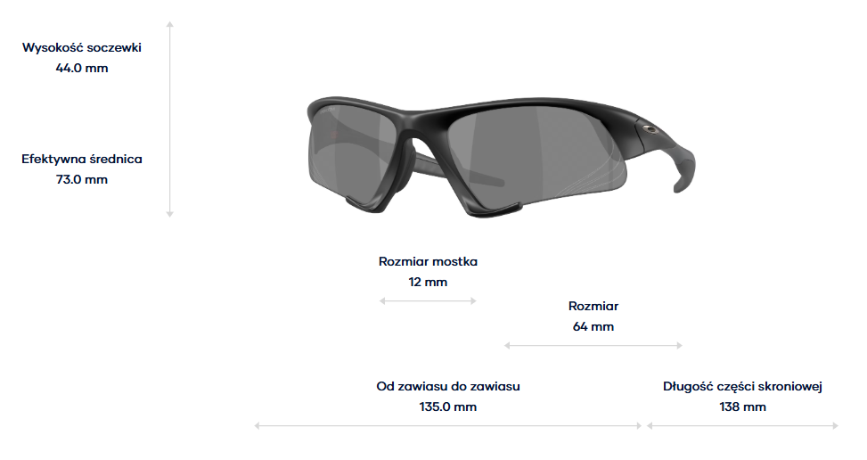 Oakley Okulary przeciwsłoneczne SUTURE JACKET Matte Black / Prizm Black OO9532-01