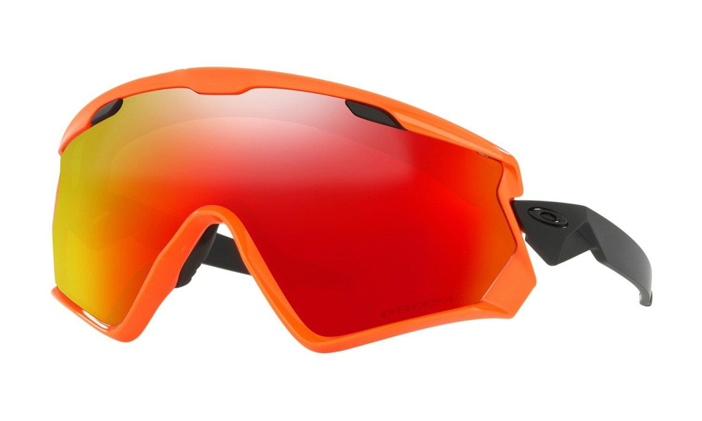 Oakley Gogle WIND JACKET 2.0 Neon Orange Red/Prizm Snow Torch Iridium OO7072-05