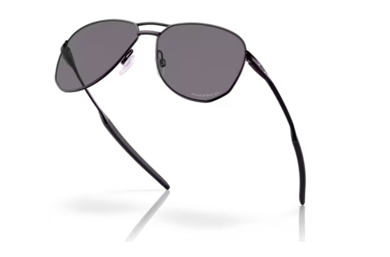 Oakley Okulary przeciwsłoneczne z polaryzacją Satin Black, Prizm Grey Polarized OO6050-01