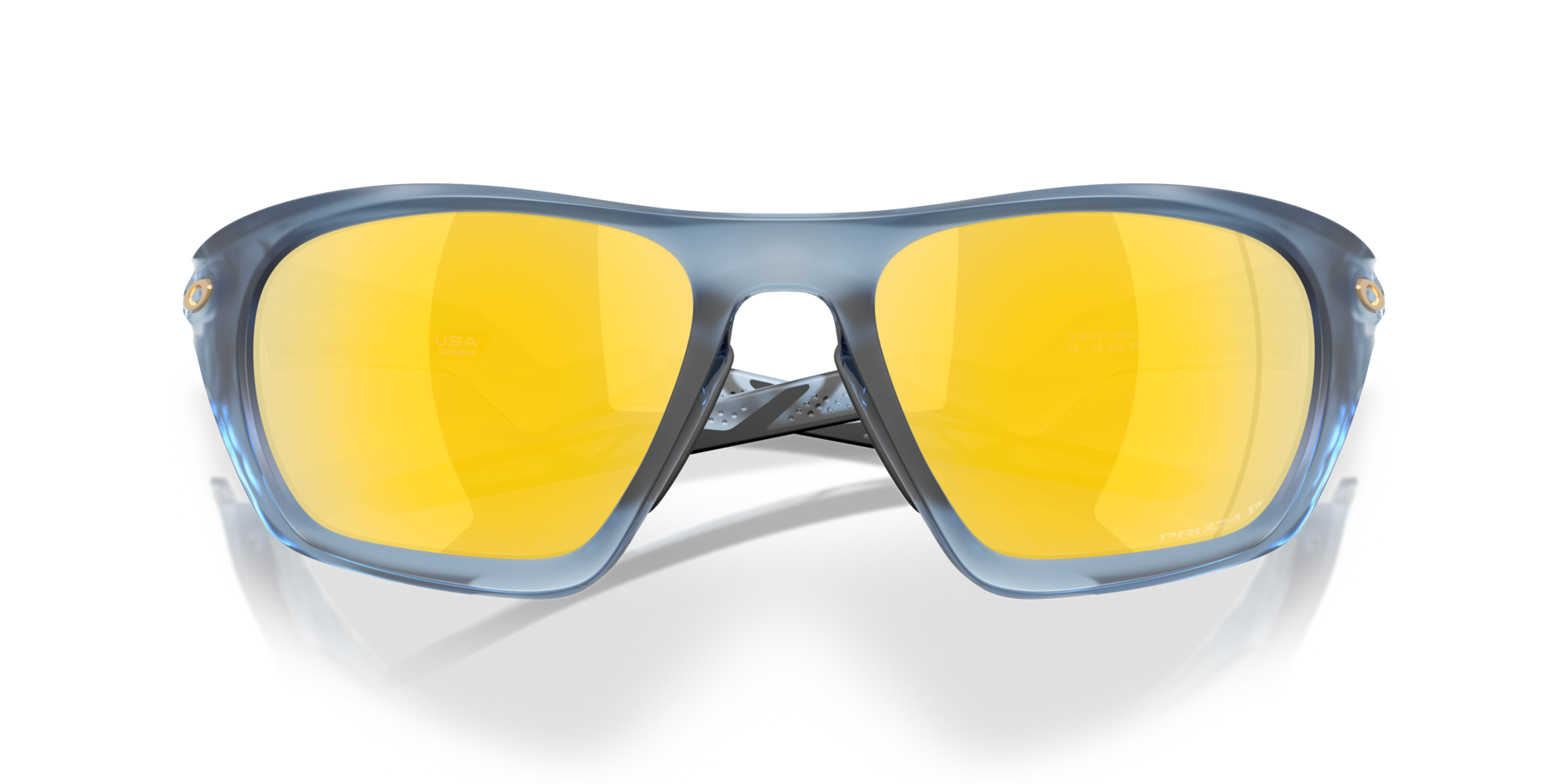 Oakley Okulary przeciwsłoneczne Lateralis Matte Transparent Abyss / Prizm 24k Polarized OO9431-15