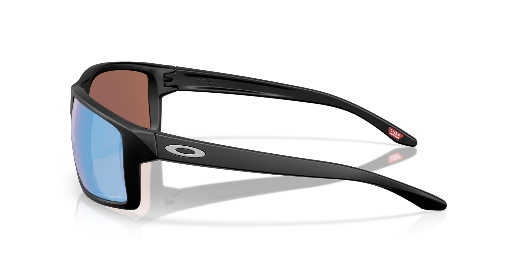 Oakley Okulary przeciwsłoneczne GIBSTON XL Matte Black / Prizm Deep Water Polarized OO9470-04
