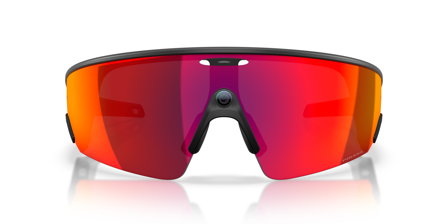 Oakley Meta Vanguard Black Frame / Prizm Road - sportowe okulary Meta AI z kamerą OW8001-01