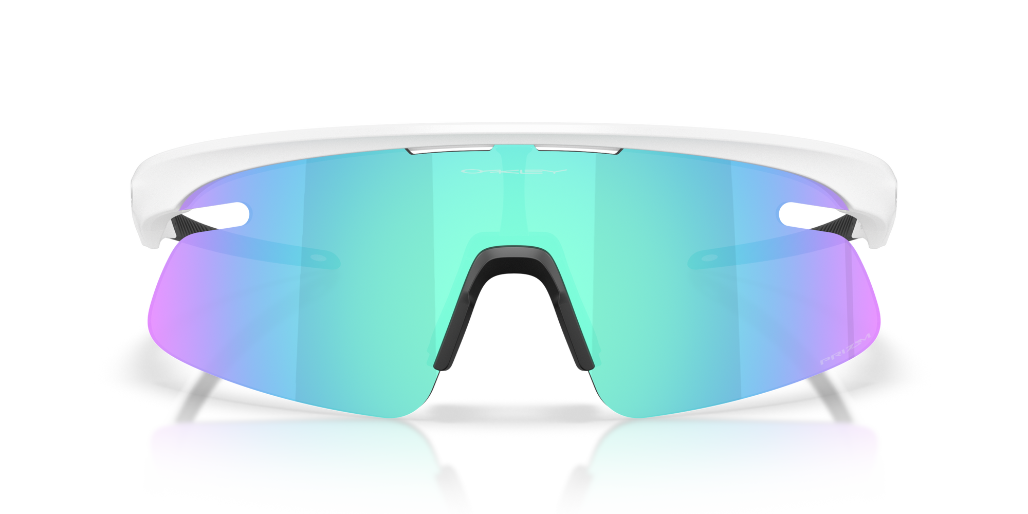 Oakley Okulary przeciwsłoneczne RSLV LITE Matte White / Prizm Sapphire OO9527D-04