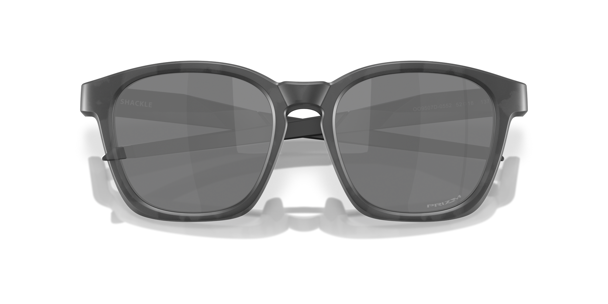 Oakley Okulary przeciwsłoneczne SHACKLE Matte Black Camo / Prizm Black OO9507D-05