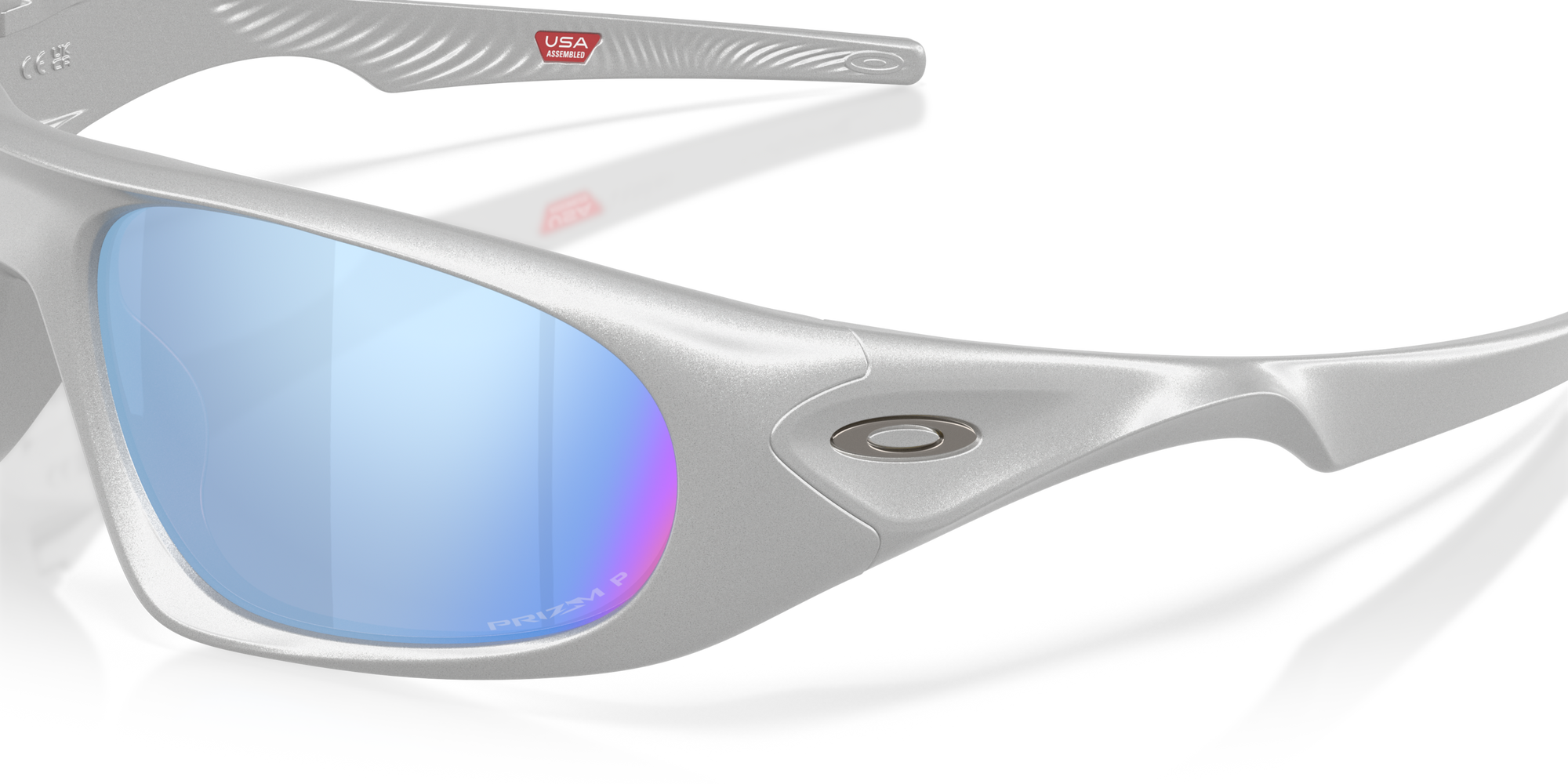 Oakley Okulary przeciwsłoneczne NEOFORMA X-Silver / Prizm Deep Water Polarized OO9528-07