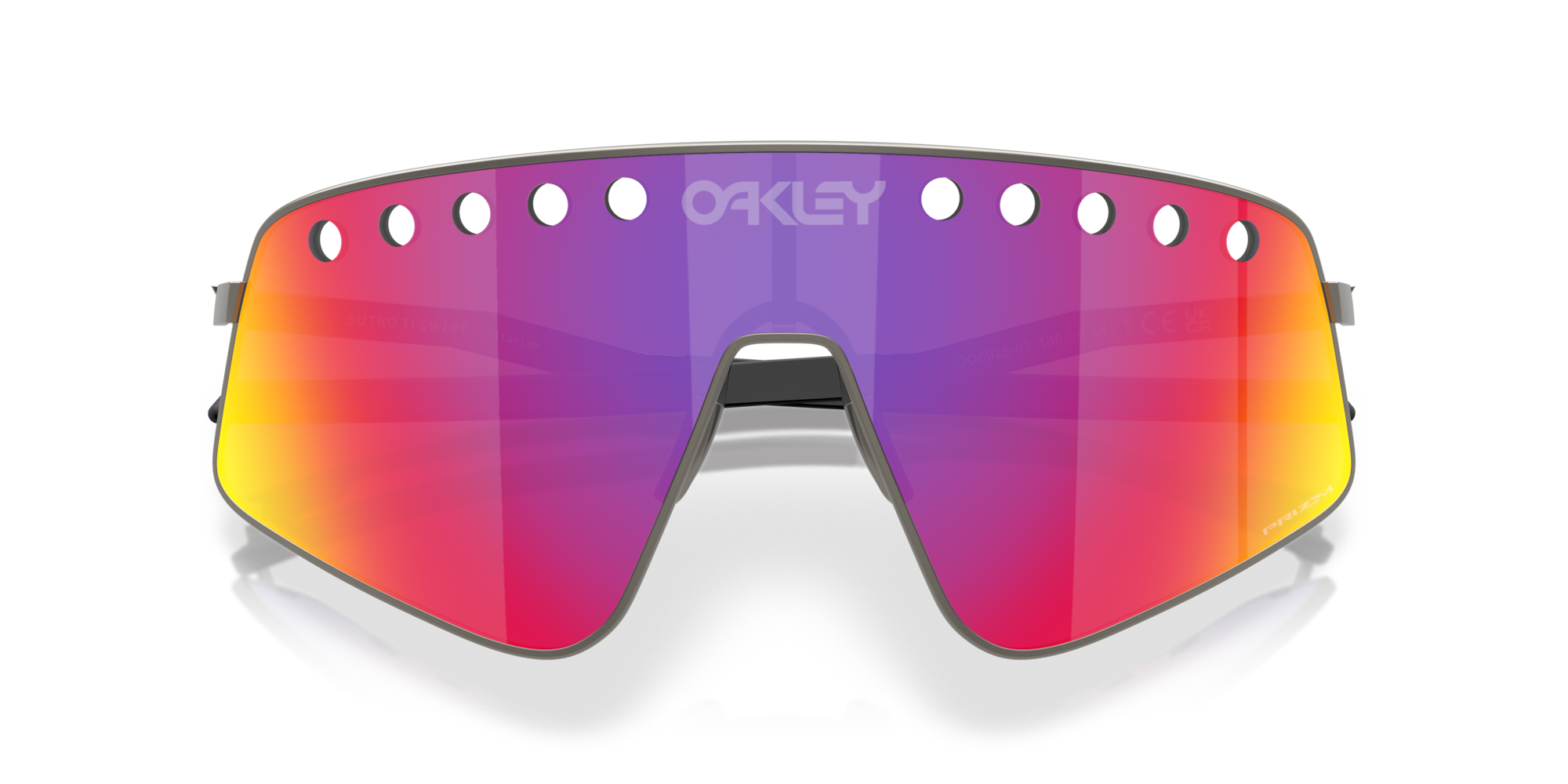 Oakley Okulary przeciwsłoneczne SUTRO TI SWEEP Matte Gunmetal/Prizm Road OO6025-03