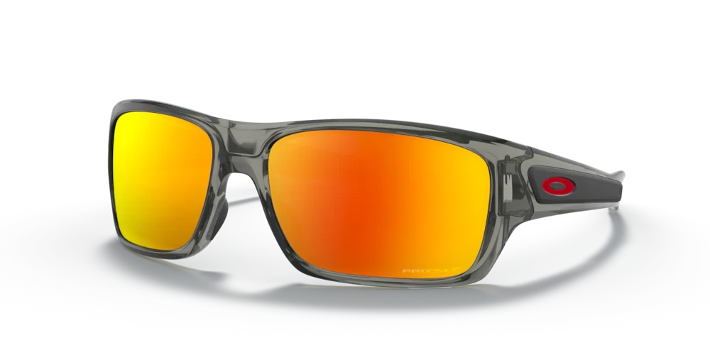 Oakley Okulary przeciwsłoneczne TURBINE Grey Ink/Prizm Ruby Polarized OO9263-57