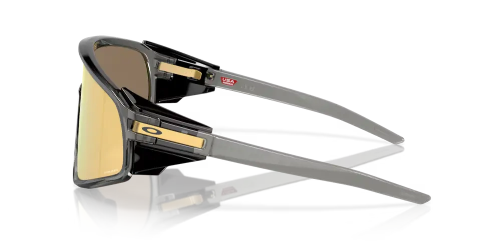 Oakley Okulary przeciwsłoneczne LATCH PANEL Grey Smoke / Prizm 24K OO9404-05