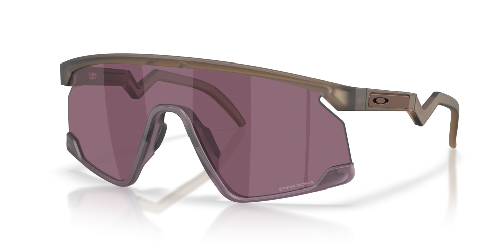 Oakley Okulary przeciwsłoneczne BXTR Obscura Collection Matte Brown Smoke/Prizm Road Black OO9280-22