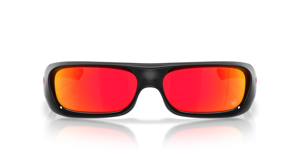 Oakley Okulary przeciwsłoneczne PERMIAN Patrick Mahomes II Collection Black Ink/Prizm Ruby OO9520-11