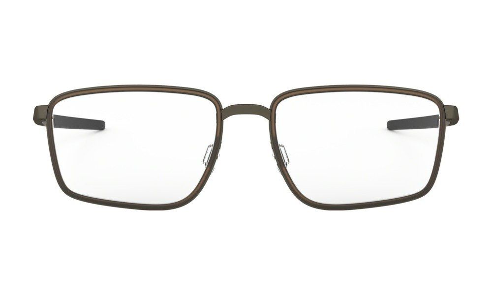 Oakley Optical Frame SPINDLE Pewter/Matte Dark Brown/Clear OX3235-03