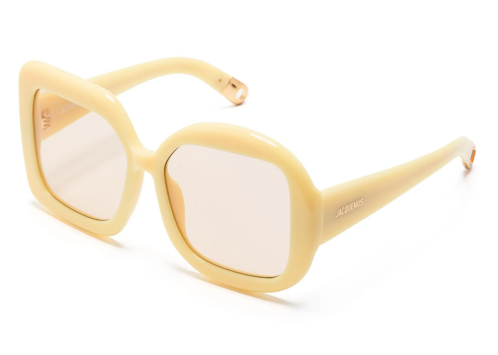 Jacquemus Okulary przeciwsłoneczne CARRE ROND JAC10C3SUN