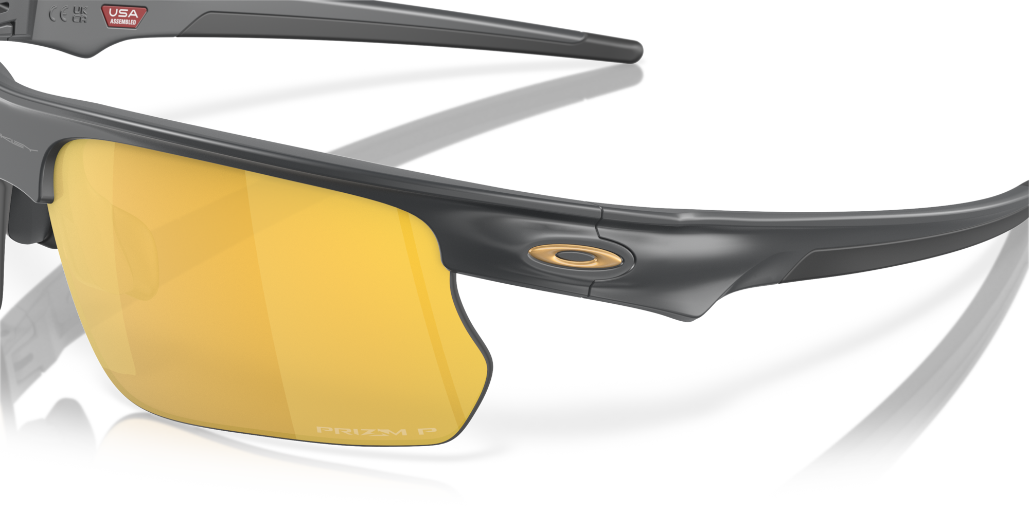 Oakley Okulary przeciwsłoneczne BISPHAERA Matte Carbon / Prizm 24k Polarized OO9400-12