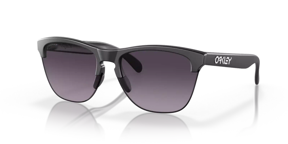 Oakley Sunglasses FROGSKINS LITE Matte Black, Prizm Grey Gradient OO9374-49