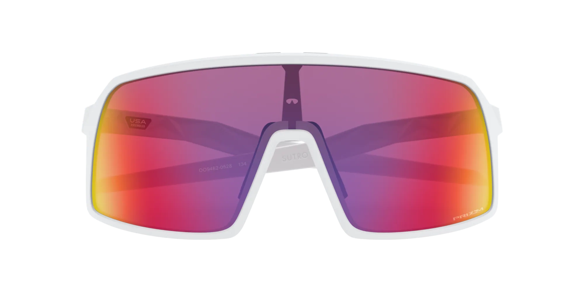 Oakley Okulary przeciwsłoneczne SUTRO S Matte White/Prizm Road OO9462-05