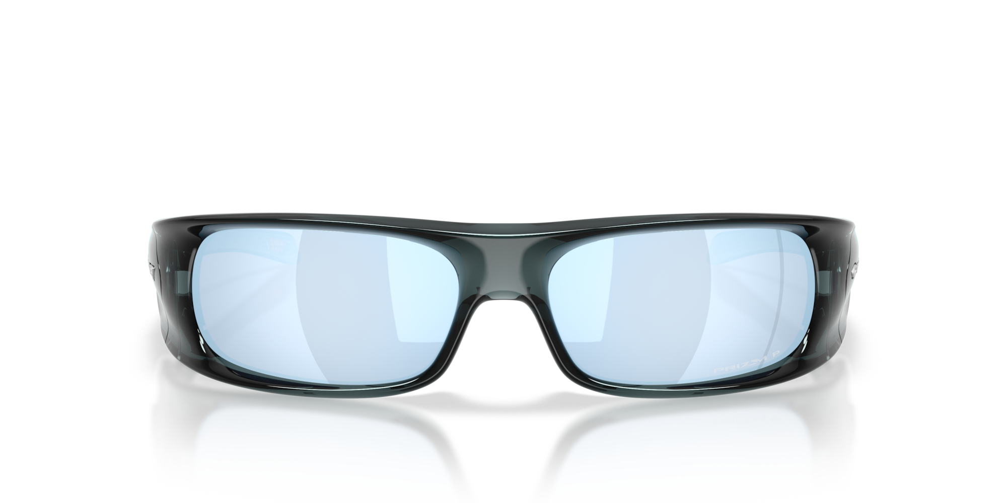 Oakley Okulary przeciwsłoneczne HIGHLAND Crystal Black / Prizm Deep Water Polarized OO9522-04