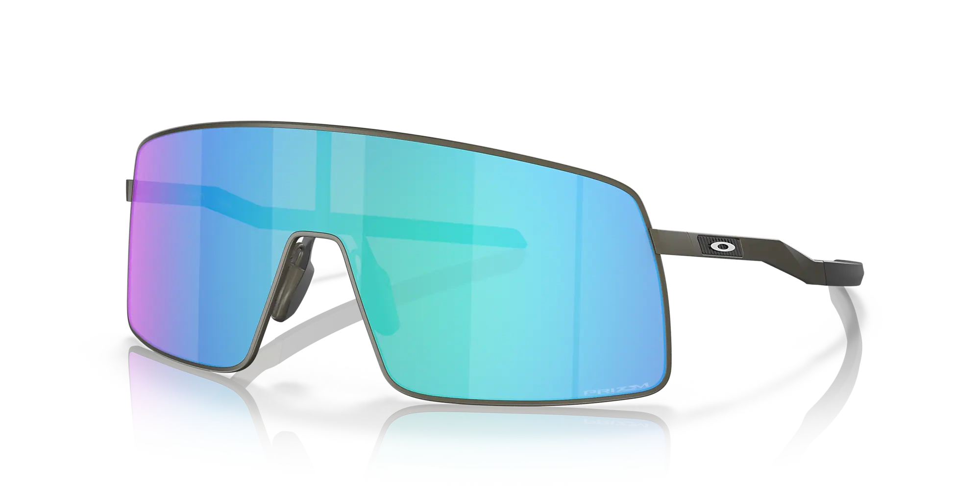Oakley Sunglasses Sutro TI Satin Lead, Prizm Sapphire OO6013-04