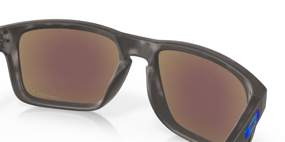Oakley Sunglasses HOLBROOK Matte Black Tortoise / Prizm Sapphire Polarized OO9102-G7