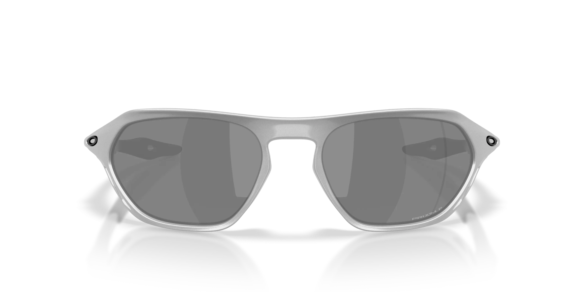 Oakley Sunglasses CAGE JACKET X Silver/Prizm Black Polarized OO9537-09