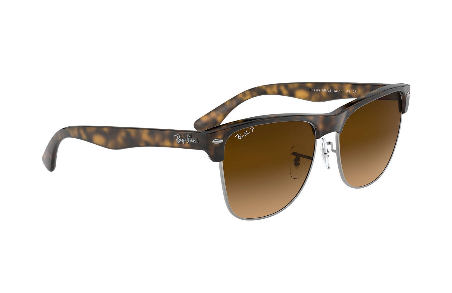 Ray-Ban Okulary z polaryzacją CLUBMASTER OVERSIZED RB4175-878/M2