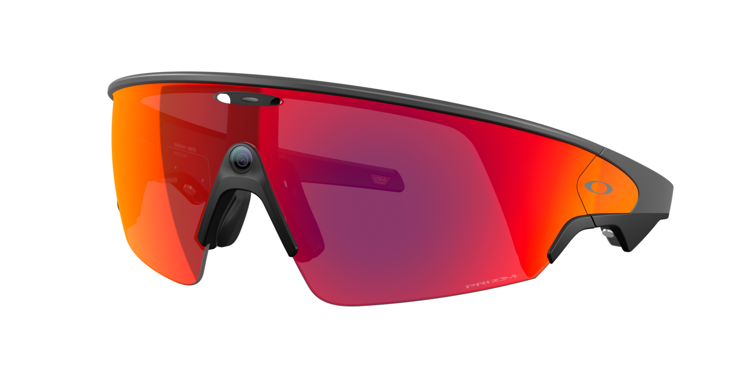 Oakley Meta Vanguard Black Frame / Prizm Road - sportowe okulary Meta AI z kamerą OW8001-01