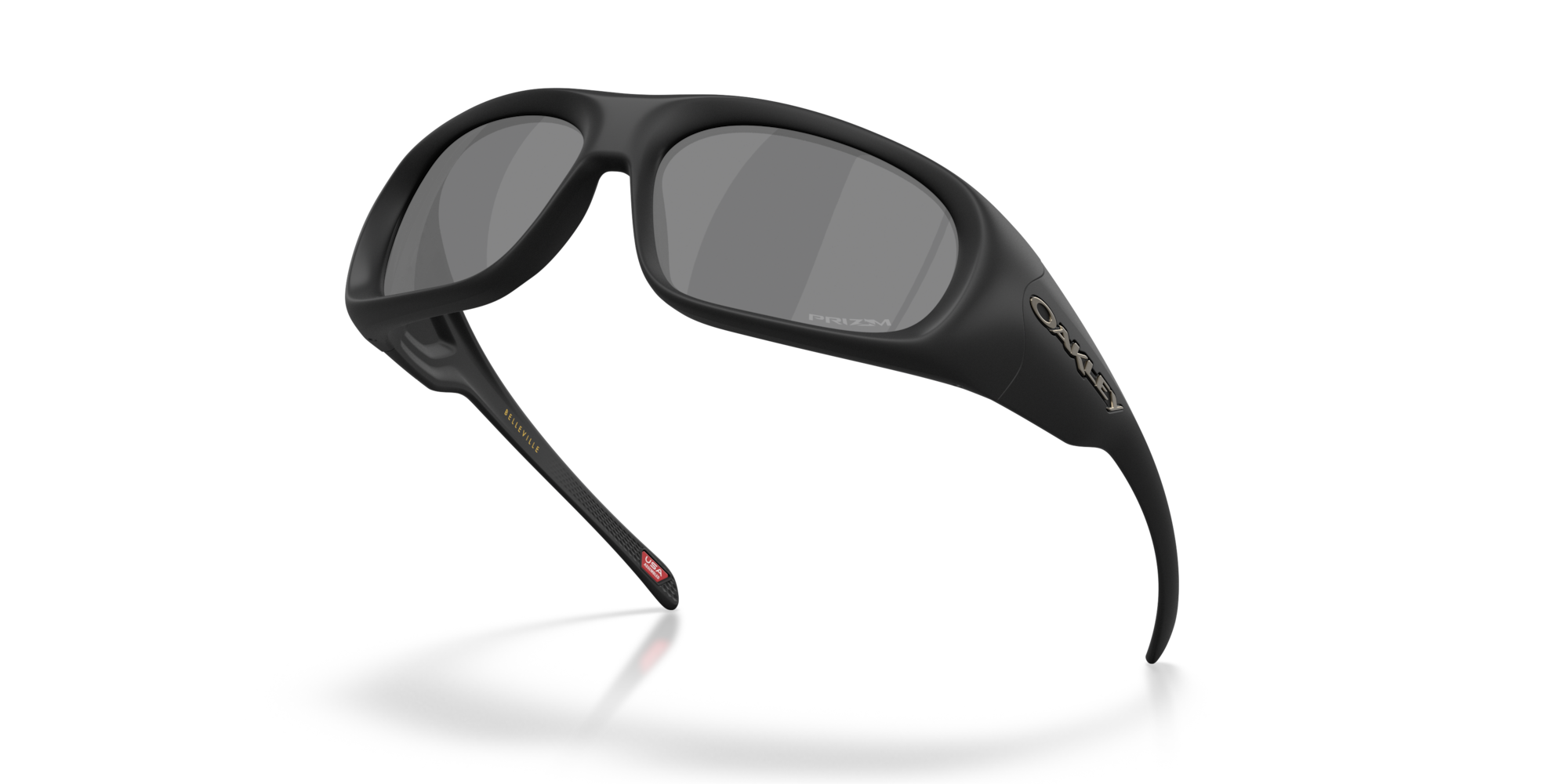 Oakley Okulary przeciwsłoneczne BELLEVILLE Black Suede/Prizm Black OO9491-06
