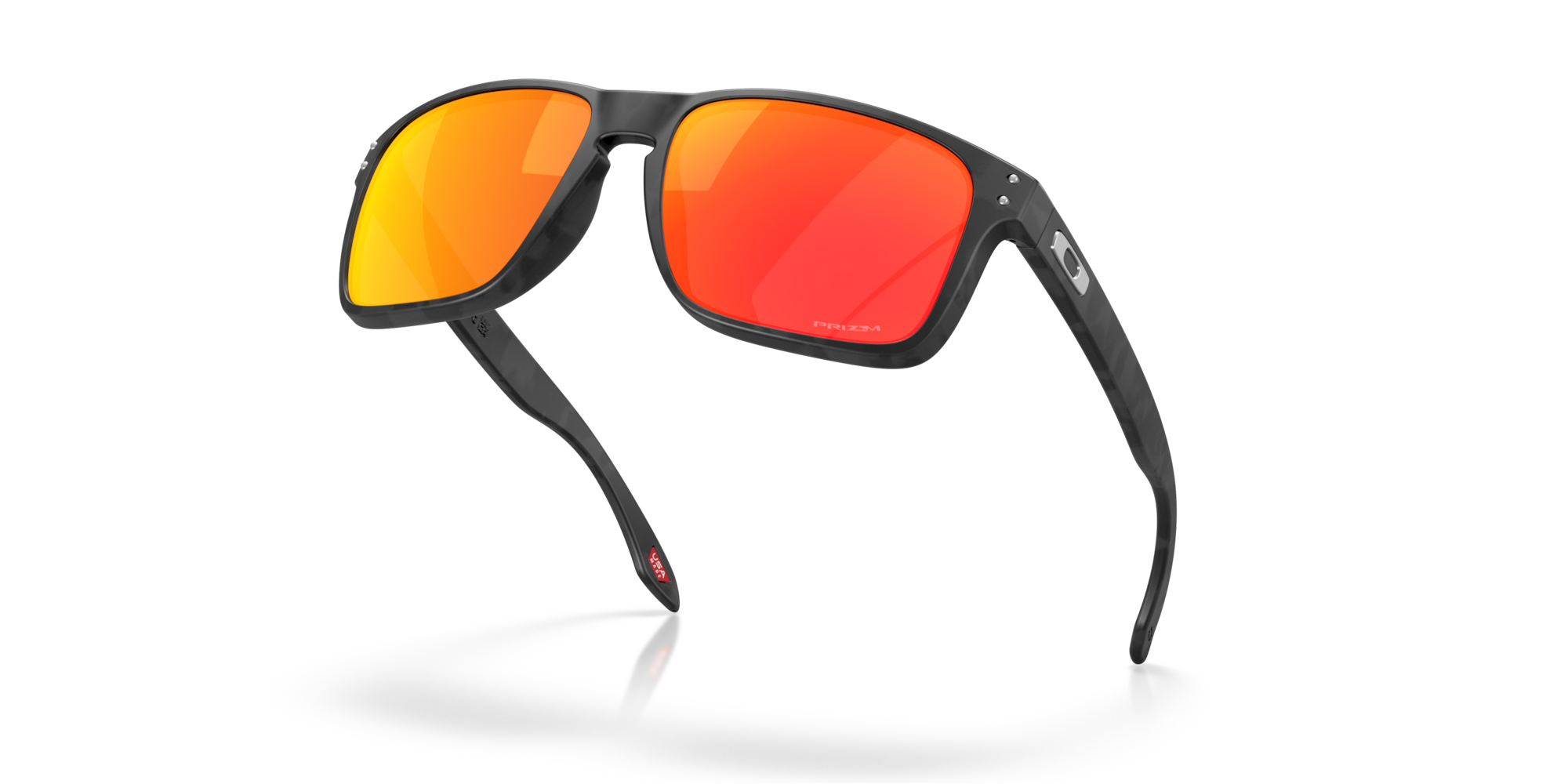 Oakley Okulary przeciwsłoneczne HOLBROOK XXL Matte black camo / Prizm ruby OO9487-06