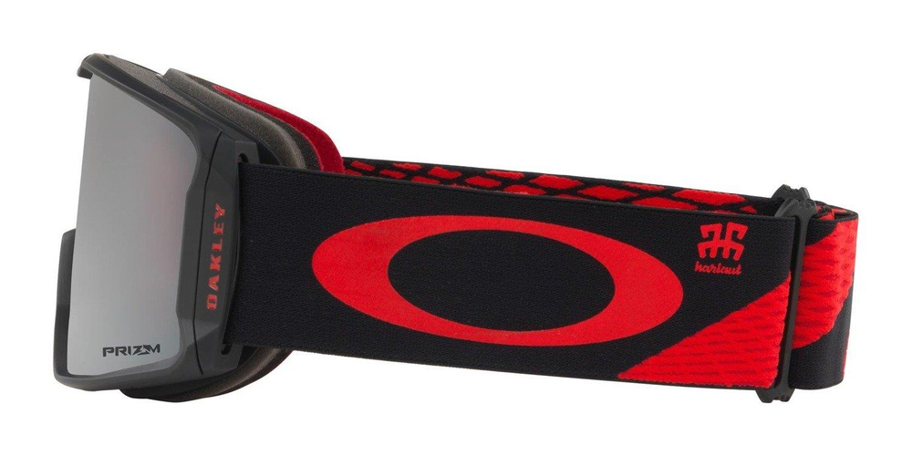Oakley Goggles Line Miner Harlaut SIG Shredbot Red Black / Prizm Snow Black Iridium OO7070-41