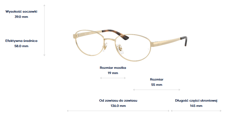 Ray-Ban Okulary korekcyjne RX3774VD-2993