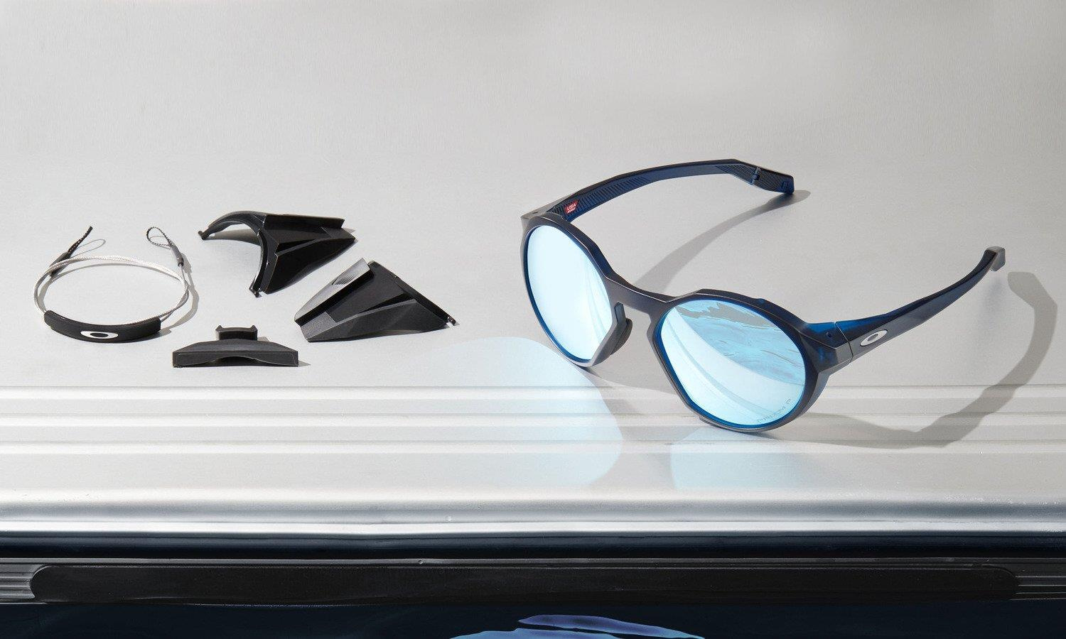 Oakley Sunglasses CLIFDEN Matte Translucent Blue/Prizm Deep H2O Polarized OO9440-05
