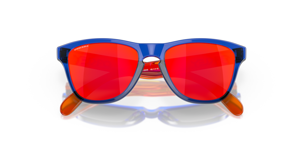 Oakley Sunglasses Junior FROGSKINS XXS Crystal Blue, Prizm Ruby OJ9009-06