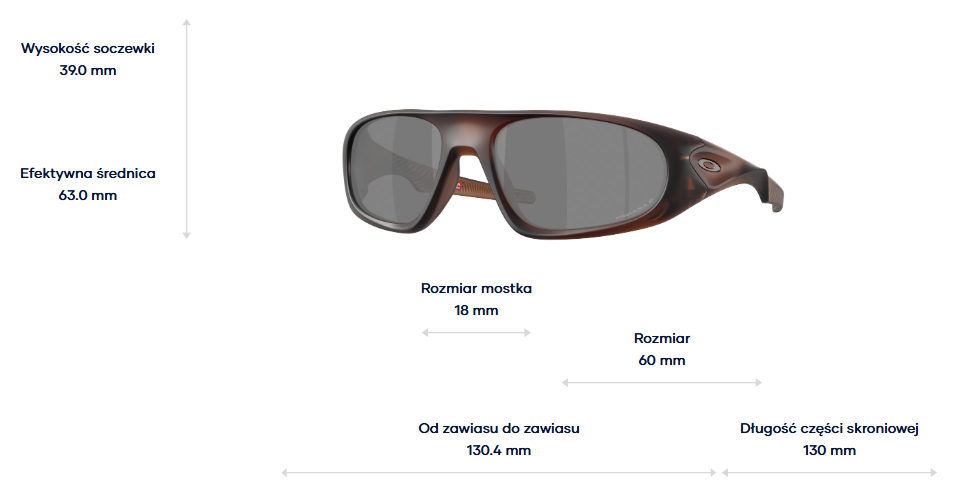 Oakley Okulary przeciwsłoneczne NEOFORMA Matte Rootbeer / Prizm Black Polarized OO9528-05